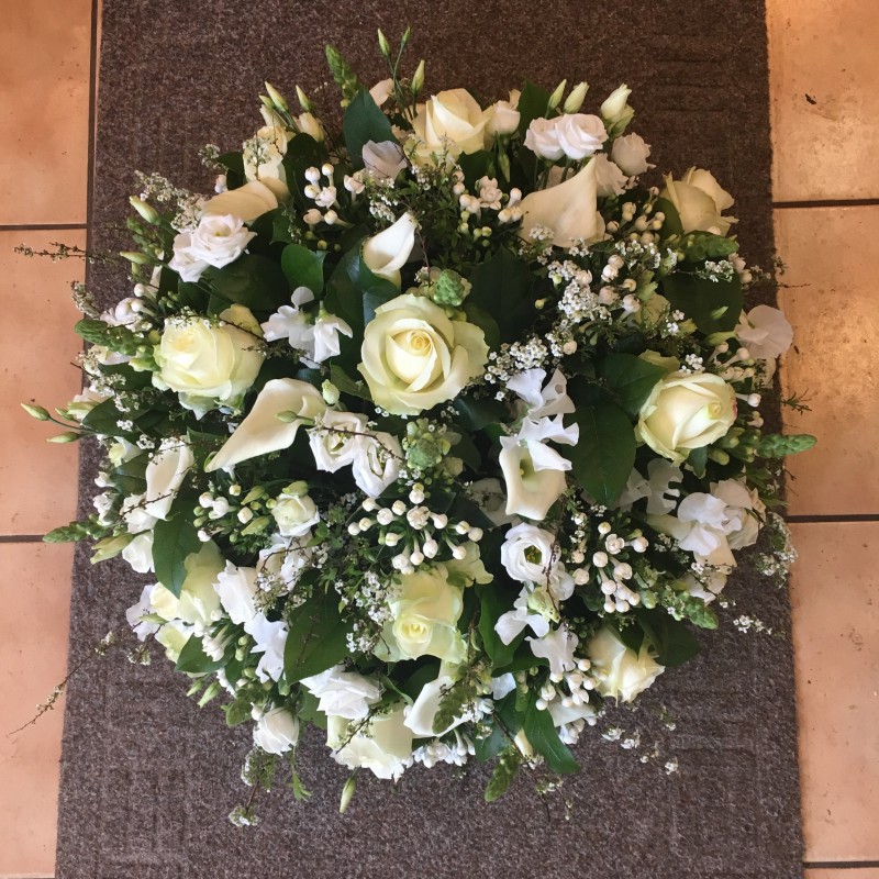 Witte rouwbiedermeier Witte rouwbiedermeier